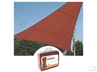 Schaduwdoek 3.6 x 3.6 x 3.6 m, driehoekig schaduwzeil voor tuin en terras, waterafstotend polyester 160 g/m2, UV-bescherming 90%