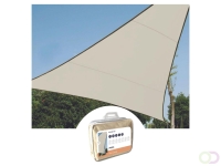 Schaduwdoek 3.6 x 3.6 x 3.6 m, driehoekig schaduwzeil voor tuin en terras, waterafstotend polyester 160 g/m2, UV-bescherming 90%