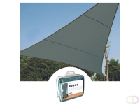 Schaduwdoek 5 x 5 x 5 m, driehoekig schaduwzeil voor tuin en terras, waterafstotend polyester 160 g/m2, UV-bescherming 90%, adem