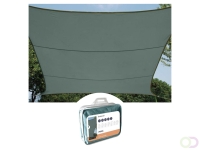 Schaduwdoek 2 x 3 m, rechthoekig schaduwzeil als zonwering voor tuin en terras, waterafstotend polyester 160 g/m2, UV-beschermin