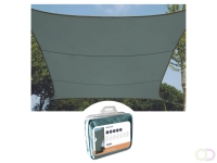 Schaduwdoek 3.6 x 3.6 m, vierkant schaduwzeil als zonwering voor tuin en terras, waterafstotend polyester 160 g/m2, UV-beschermi