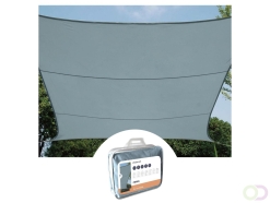 Schaduwdoek 3.6 x 3.6 m, vierkant schaduwzeil als zonwering voor tuin en terras, waterafstotend polyester 160 g/m2, UV-beschermi