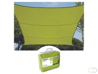 Schaduwdoek 3.6 x 3.6 m, vierkant schaduwzeil als zonwering voor tuin en terras, waterafstotend polyester 160 g/m2, UV-beschermi