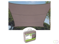 Schaduwdoek 3.6 x 3.6 m, vierkant schaduwzeil als zonwering voor tuin en terras, waterafstotend polyester 160 g/m2, UV-beschermi