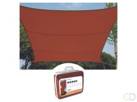 Schaduwdoek 3.6 x 3.6 m, vierkant schaduwzeil als zonwering voor tuin en terras, waterafstotend polyester 160 g/m2, UV-beschermi