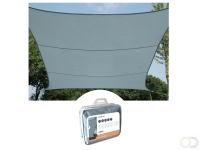 Schaduwdoek 5 x 5 m, vierkant schaduwzeil als zonwering voor tuin en terras, waterafstotend polyester 160 g/m2, UV-bescherming 9