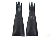 Zwaargewicht latex-rubberhandschoen 600 mm maat L, "Designed for outstanding protection and excellent abrasion resistance the He