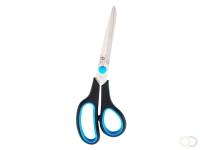 Schaar Office-Deals A-series AS1153 20,1 cm - Plastic handvat - Soft grip - Blauw rechtshandig