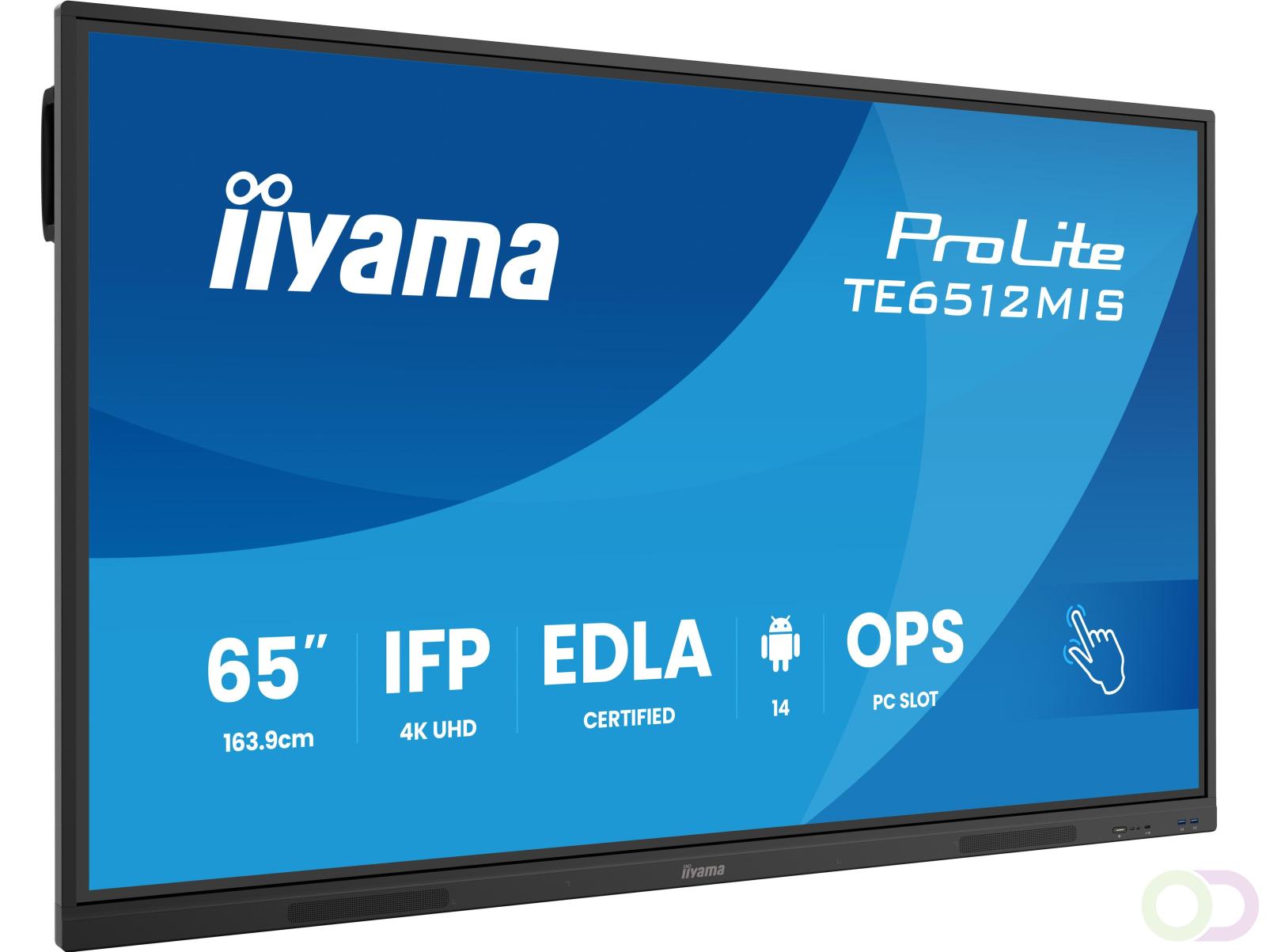 65iWIDE IFP 40-Points Bonded PureTouch IR Screen 3840 x 2160 4K UHD VA ...
