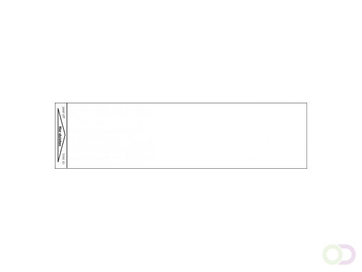 Avery Frankeeretiketten 168 x 44 mm, wit, Frankeermachines, permanent klevend 3432