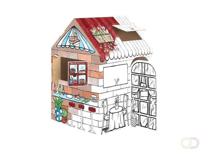 Bankers Box Speelhuisje Treats&Eats 1PK (FSC) - Wit