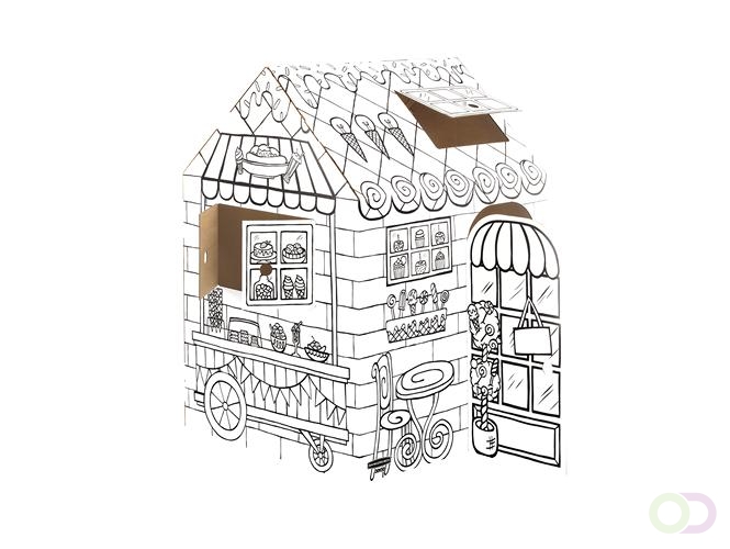 Bankers Box Speelhuisje Treats&Eats 1PK (FSC) - Wit