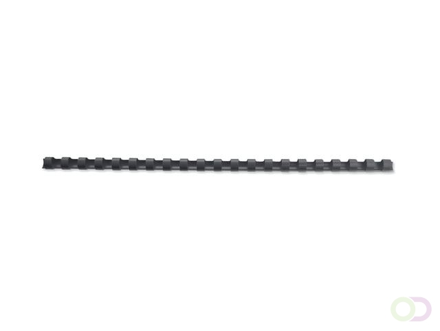 Bindrug GBC 12mm 21rings A4 zwart 100 stuks