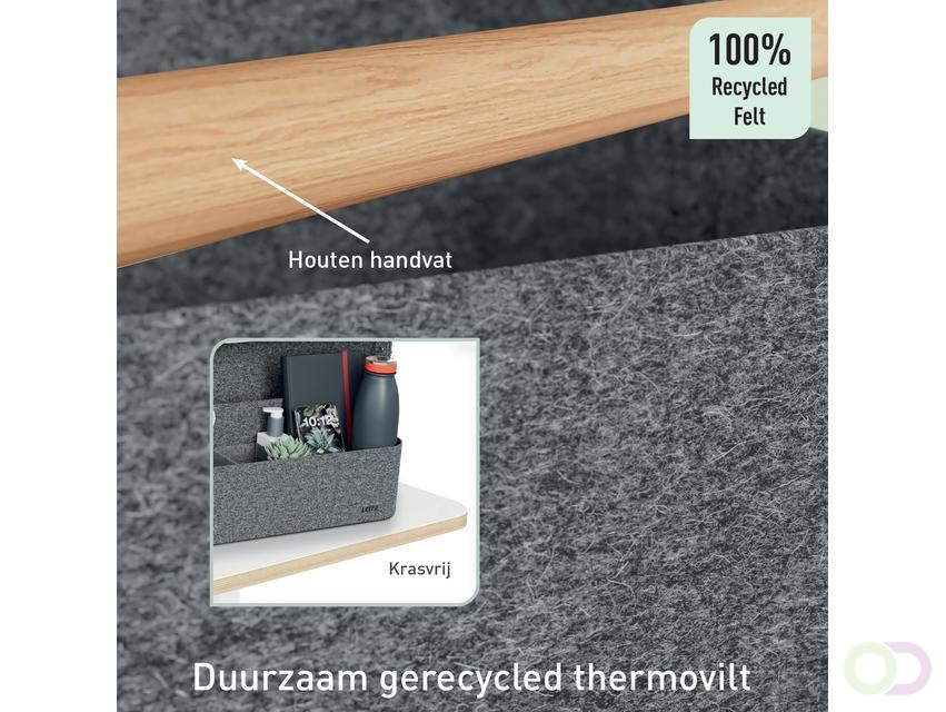 Bureau organizer Leitz draagbaar hangend donkergrijs
