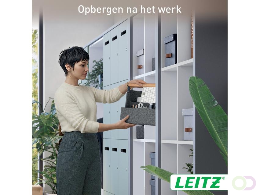 Bureau organizer Leitz draagbaar hangend donkergrijs