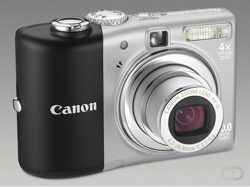 Canon PowerShot A1000 IS 1/2.3" 10 MP CCD 3648 x 2736 Pixels Zilver (3210B011)