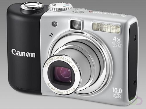 Canon PowerShot A1000 IS 1/2.3" 10 MP CCD 3648 x 2736 Pixels Zilver (3210B011)