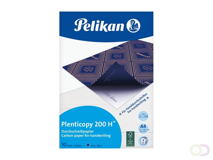 Carbon Handschrift Pelikan A4 200H 10v blauw