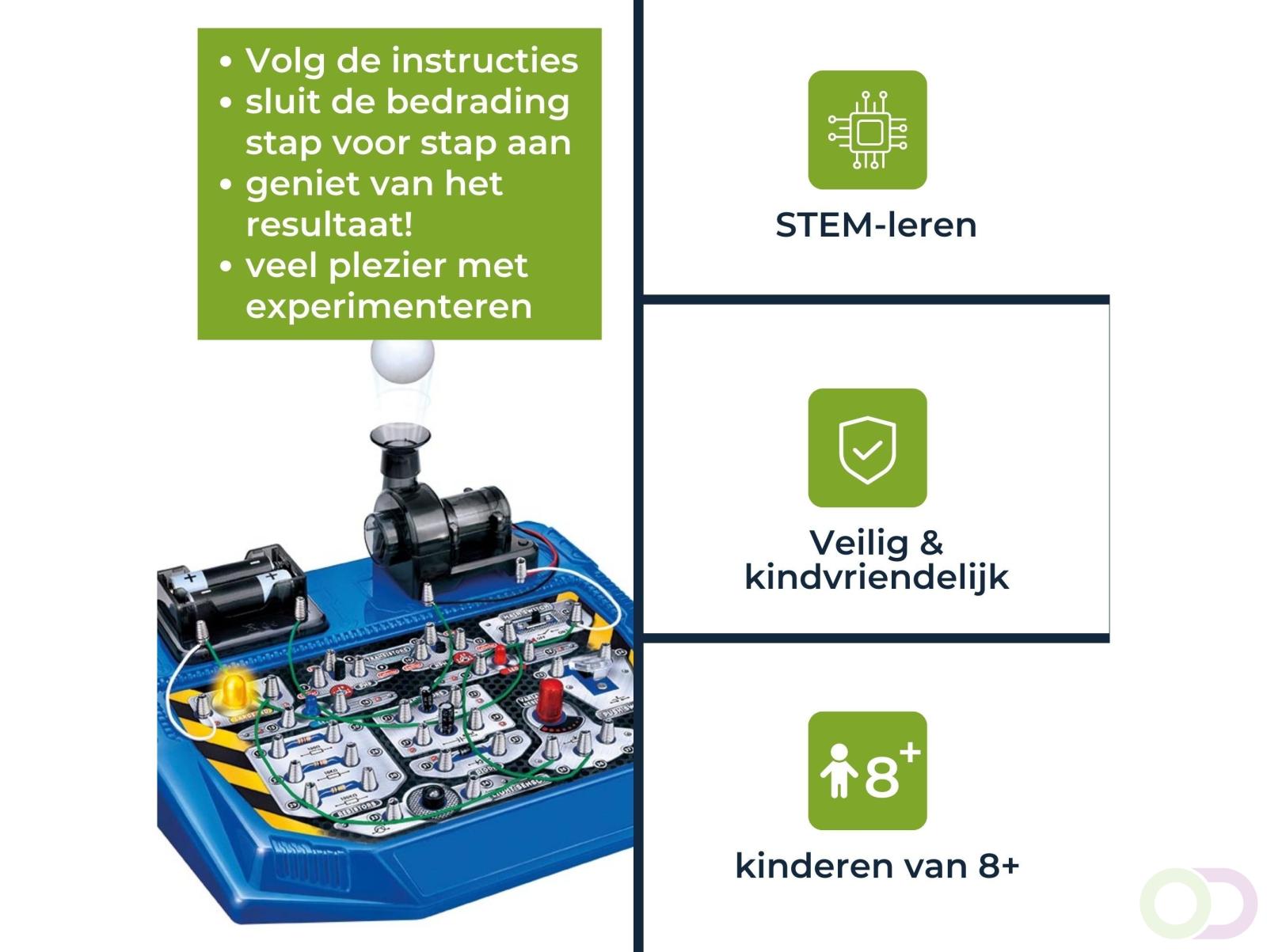 Elektronische projectenkit voor kinderen vanaf 8 jaar, verken de ...