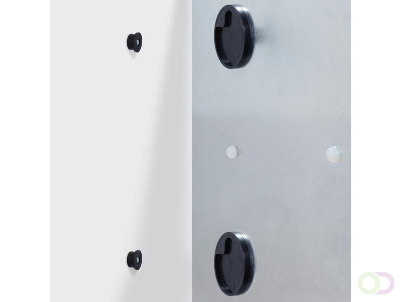 5 Star Office Rundmagnete Mit Plastikhülle – 24 Mm, Farbig Sortiert, 10 Stück