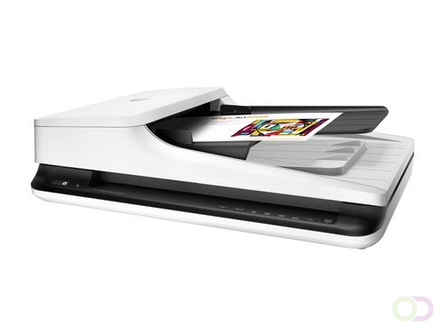 HP Scanjet Pro 2500 f1 Flatbed-/ADF-scanner 1200 x 1200 DPI A4 Zwart, Wit (L2747A#B19)