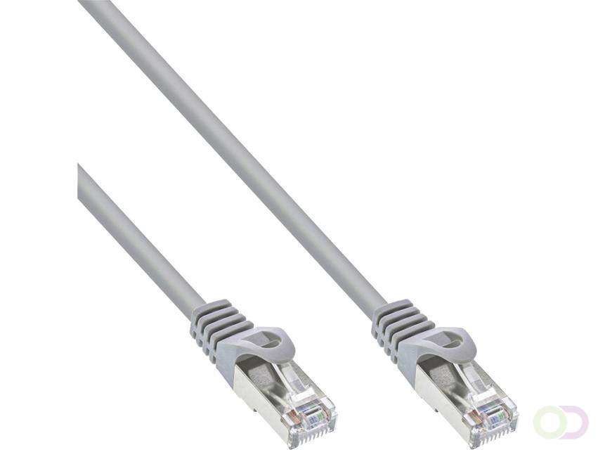 Kabel InLine Cat5e U UTP 2 meter grijs