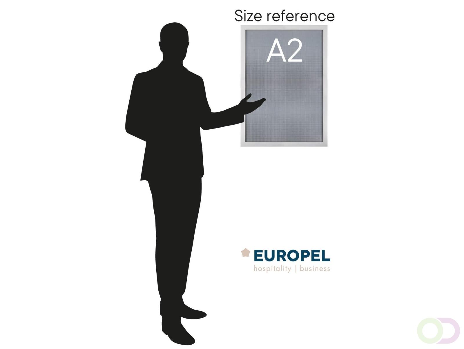 Europel Kliklijst Premium  A2 25 mm Mat Wit