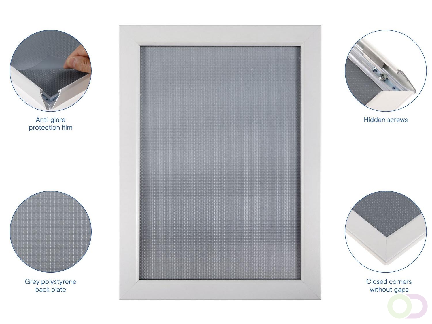 Europel Kliklijst Premium  A4 25 mm Mat Wit