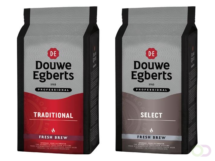 Koffie Douwe Egberts Fresh Brew voor automaten 1kg