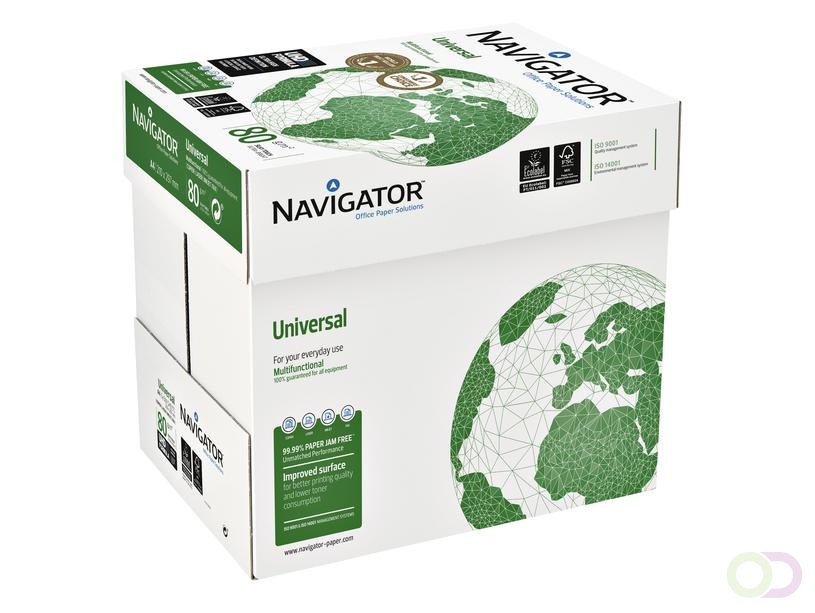Kopieerpapier Navigator Universal A4 80gr wit 500 vel