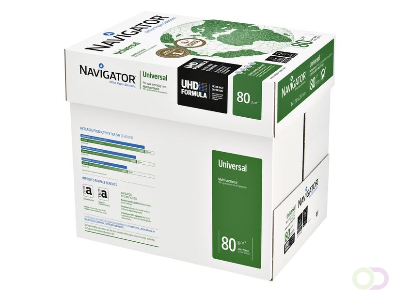 Kopieerpapier Navigator Universal A4 80gr wit 500 vel