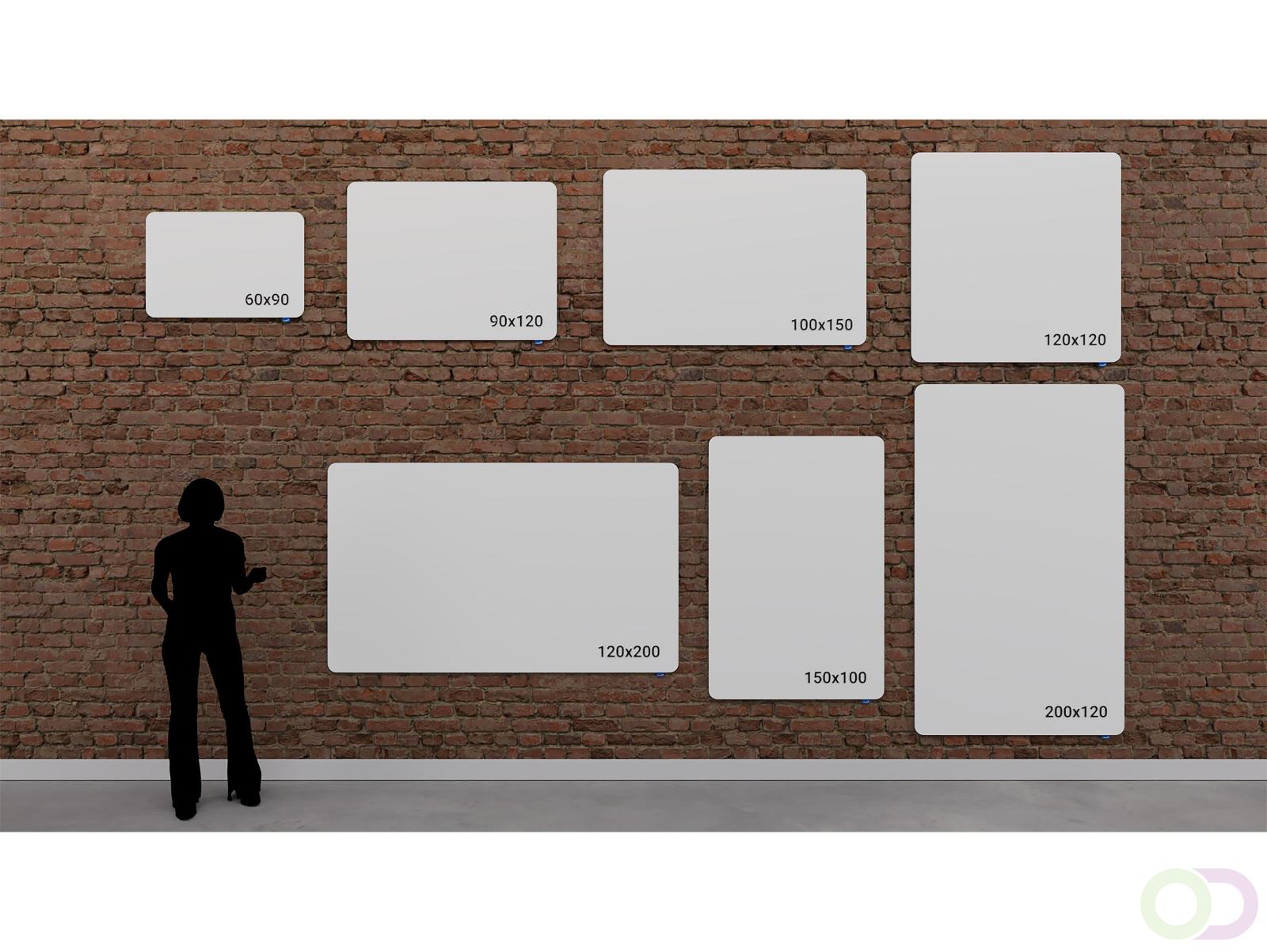 Legamaster ESSENCE whiteboard 120x120cm