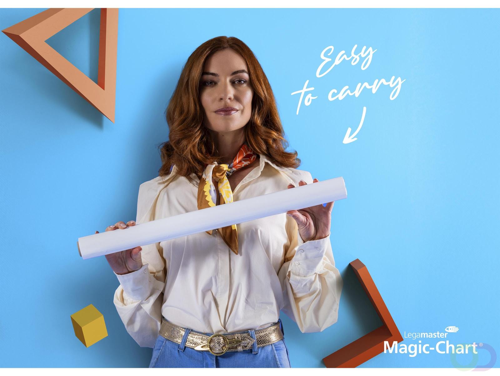 Magic-chart notes Legamaster whiteboard 20x30cm wit 25 vel