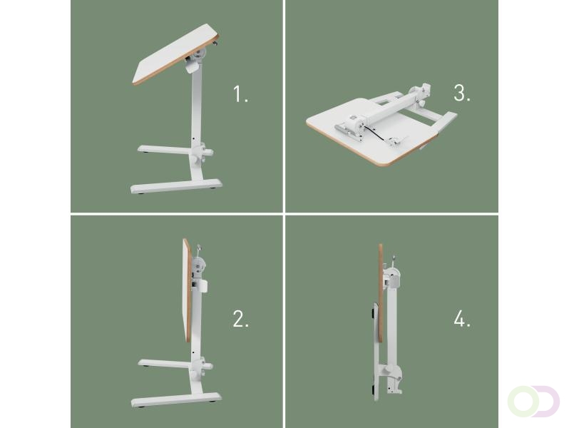 Zit-sta bureau Leitz Ergo compact inklapbaar
