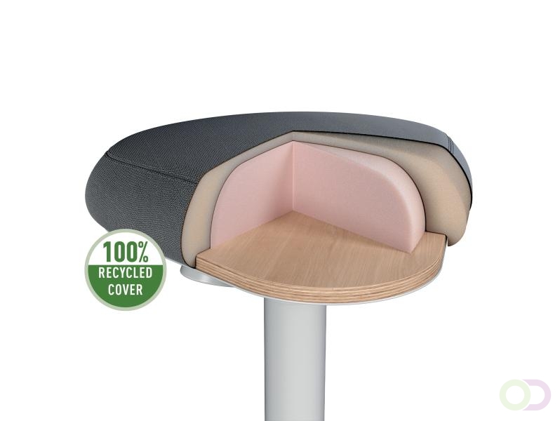 Leitz Ergo Wiebel Zitkruk met Gasveer (47 - 64 cm)