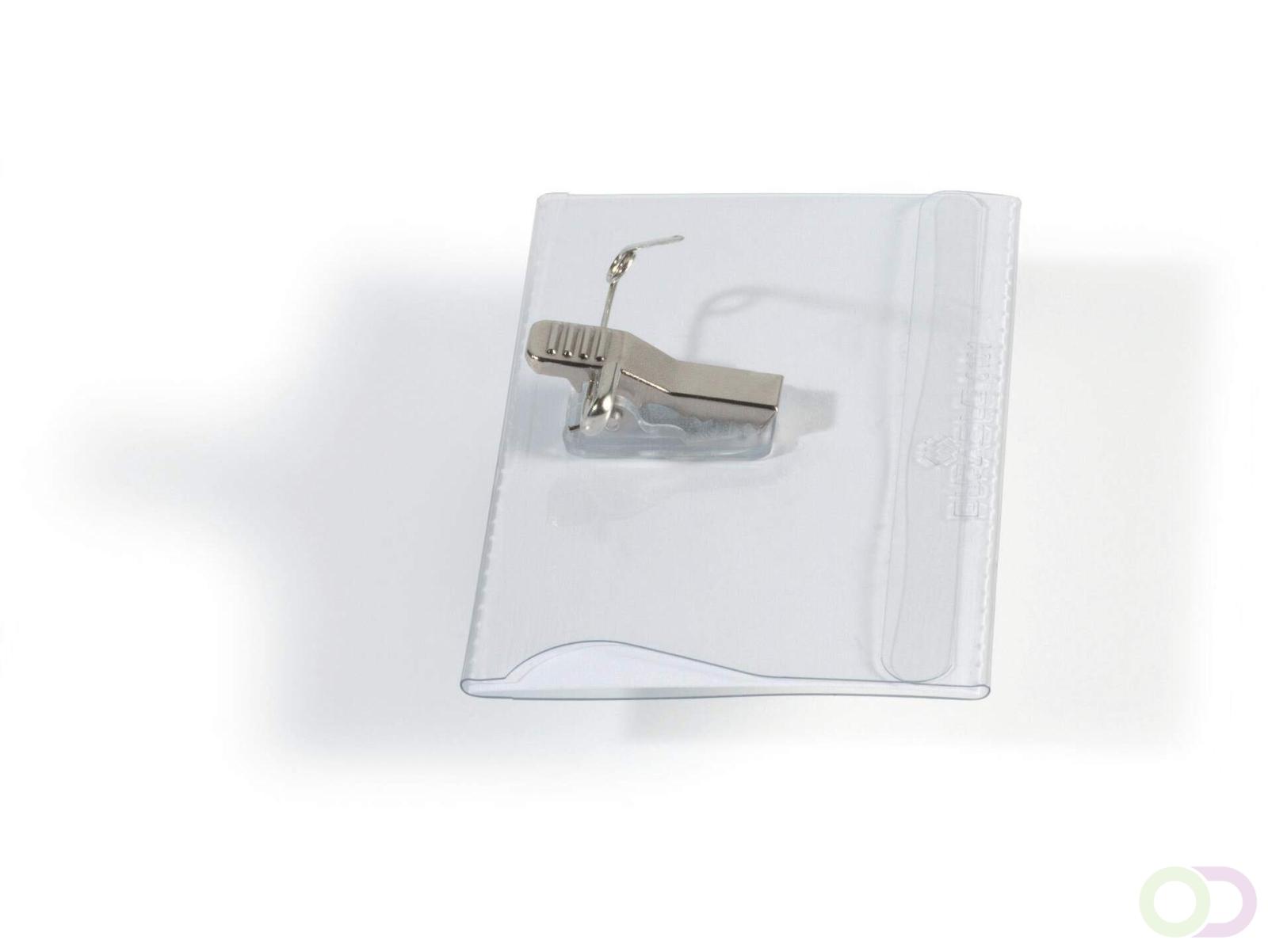 Badge Durable 8101 met combiklem 54x90mm