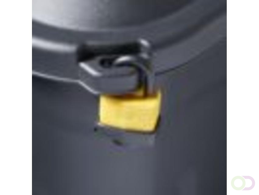 Opbergbox Bankers Box 110L met wielen robuust zwart