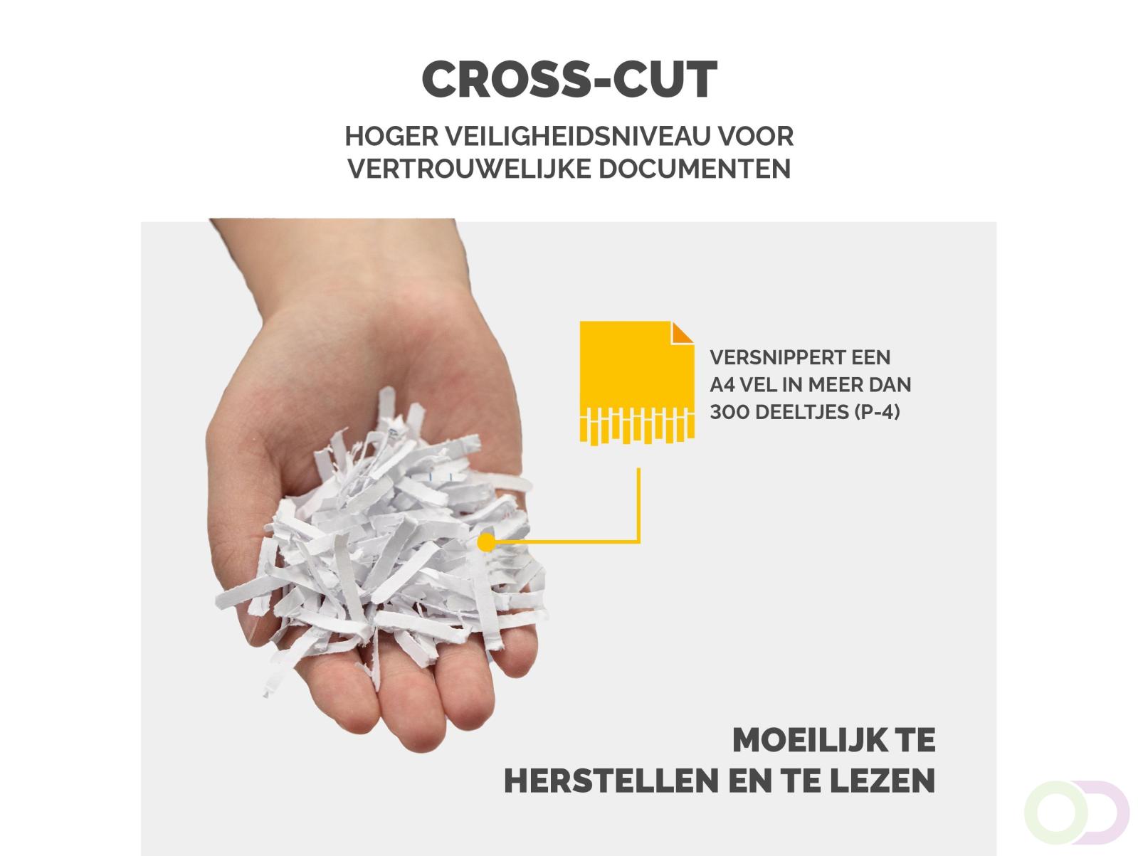 Powershred® LX85 Cross-Cut Papiervernietiger - Gepatenteerde SafeSense®