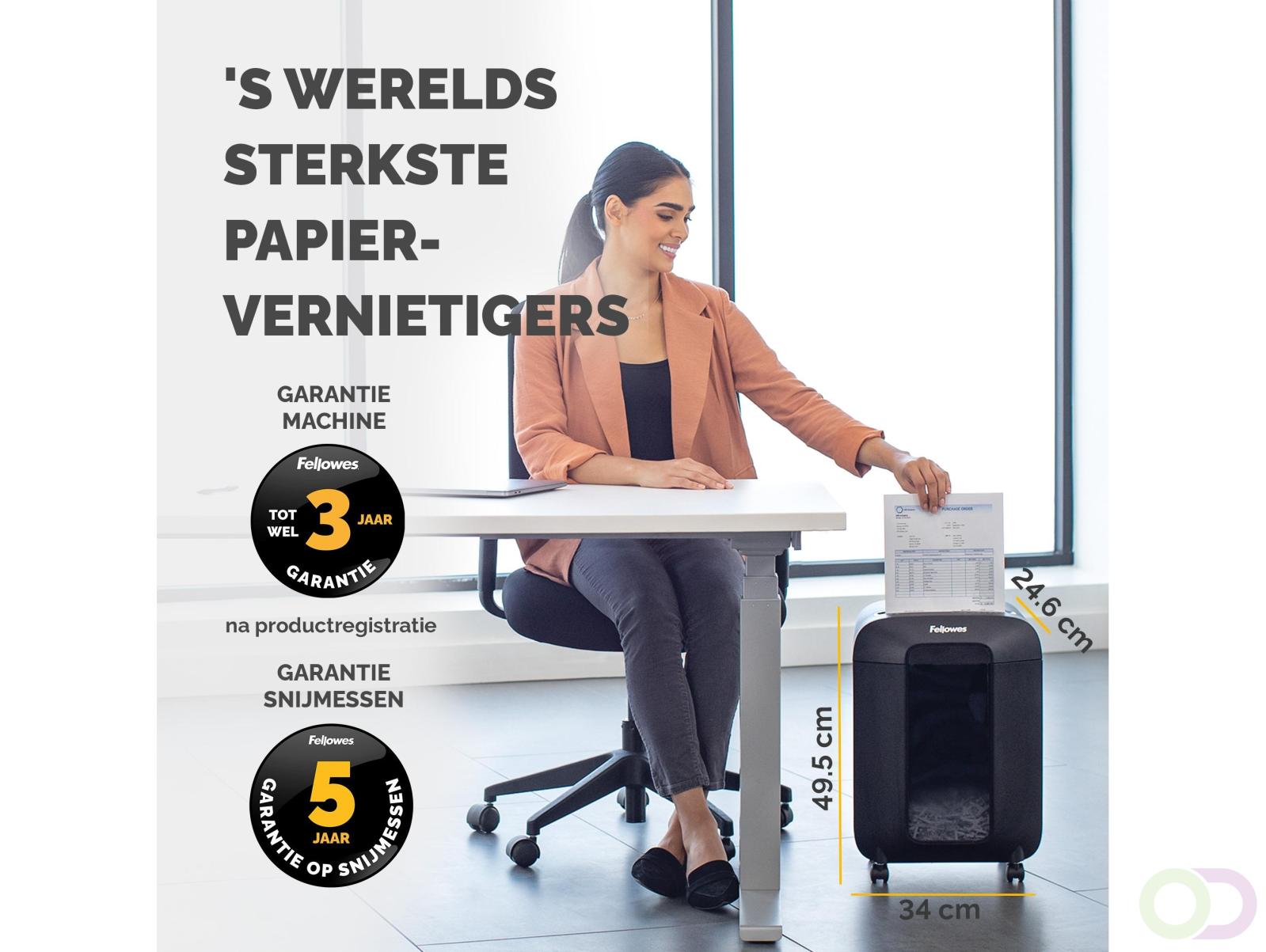 Powershred® LX85 Cross-Cut Papiervernietiger - Gepatenteerde SafeSense®