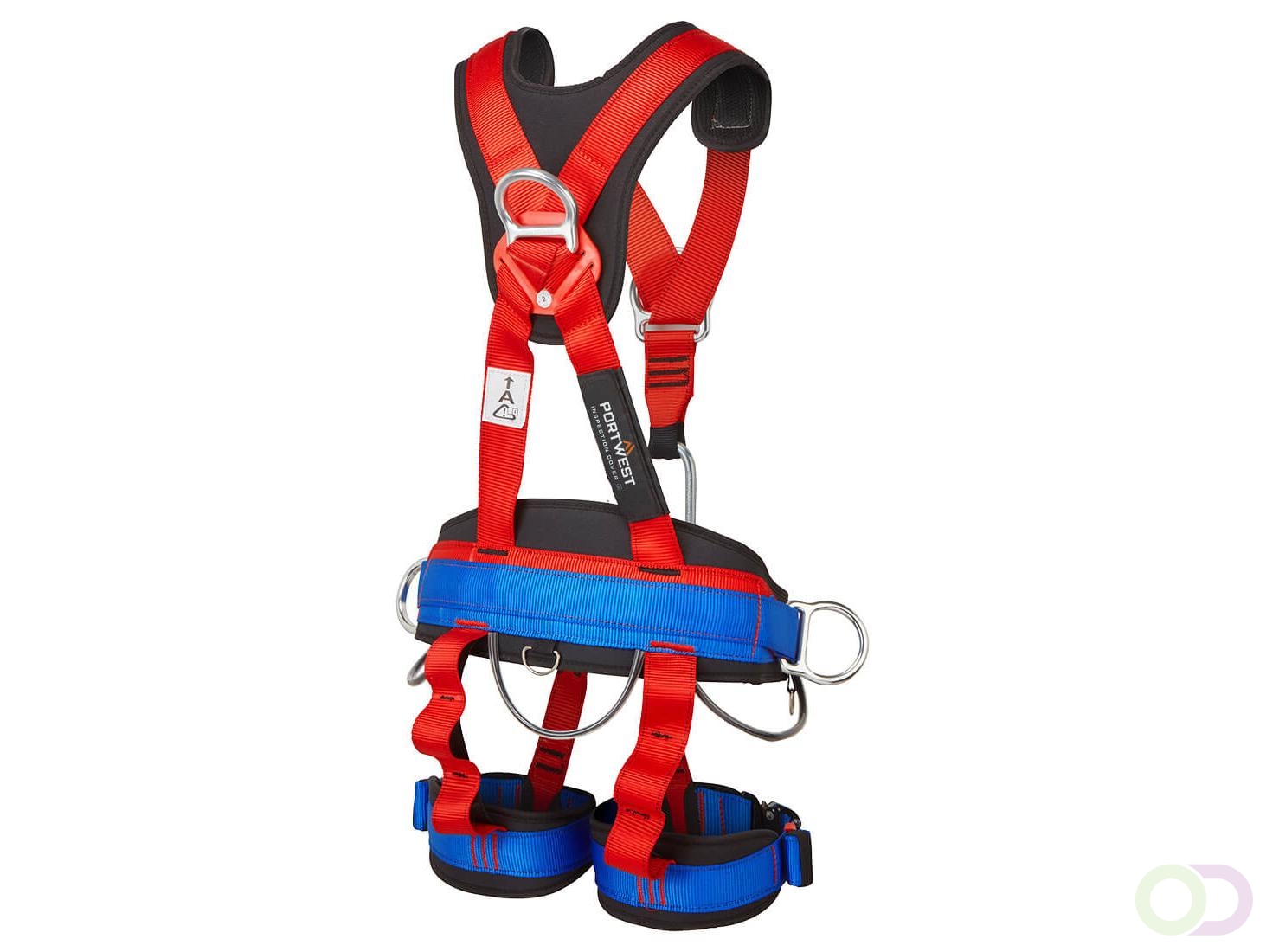 Portwest 4 Punts Harnas Comfort Plus maat , Red