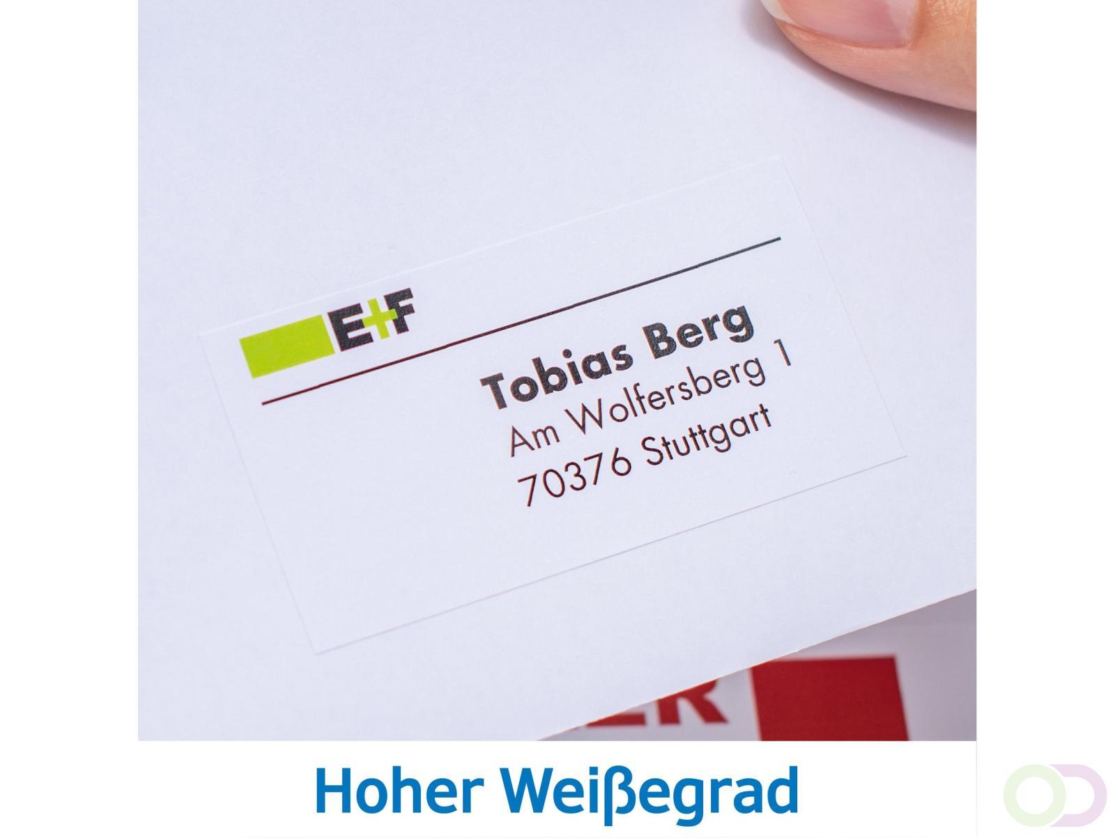 Etiket HERMA 5075 A4 99.1x33.8 mm premium 400stuks wit