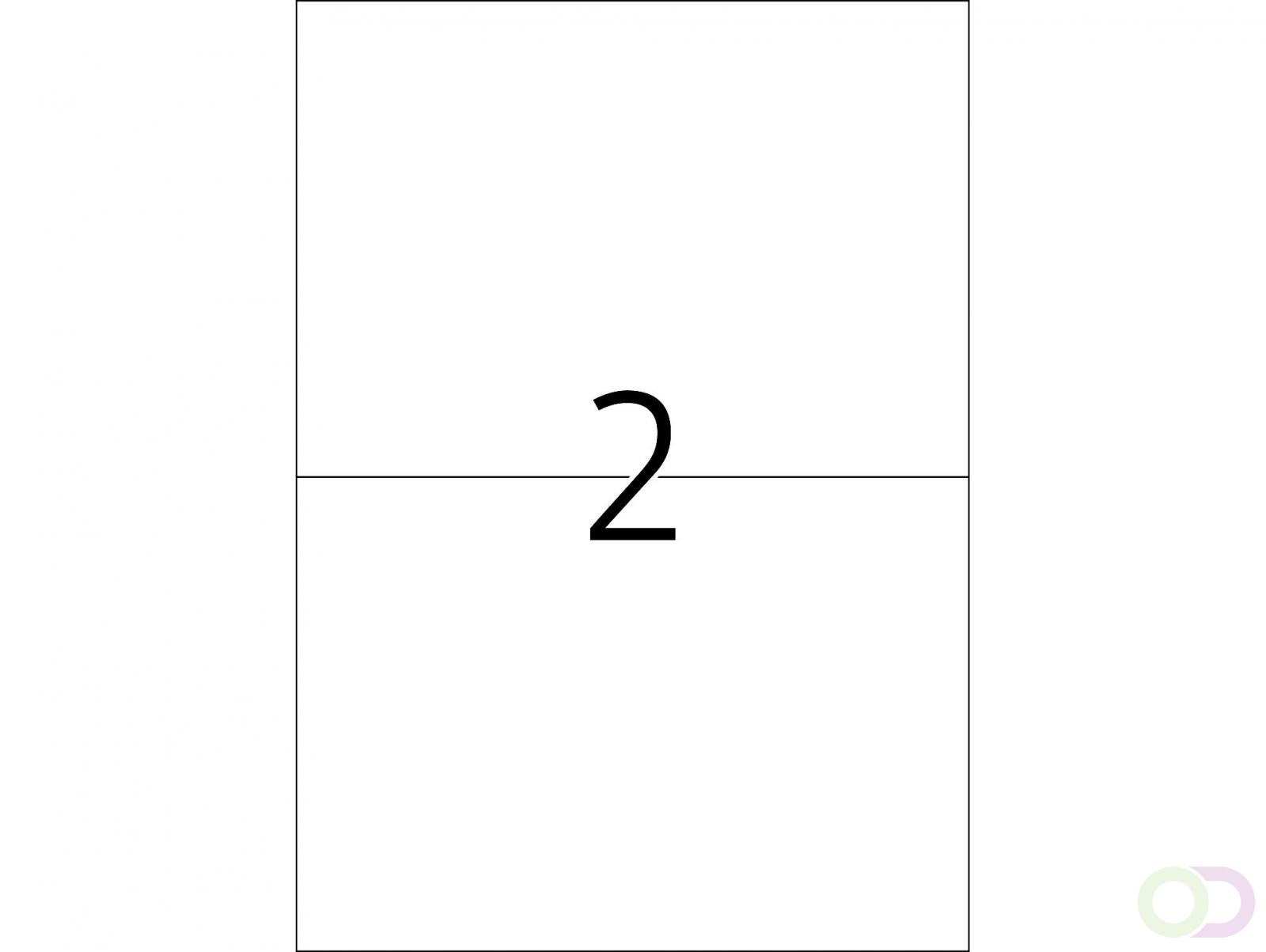 PREMIUM etiketten, A4, 210 x 148 mm, wit, permanent hechtend