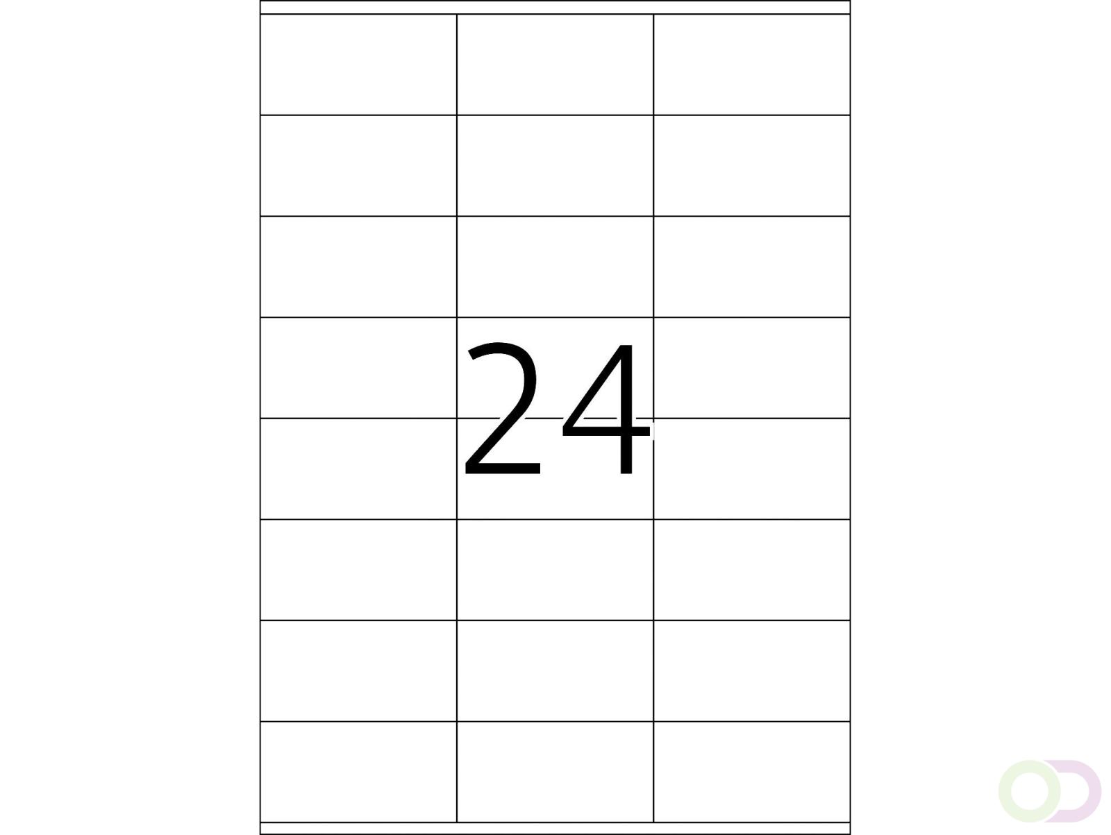 PREMIUM etiketten, A4, 70 x 36 mm, wit, permanent hechtend