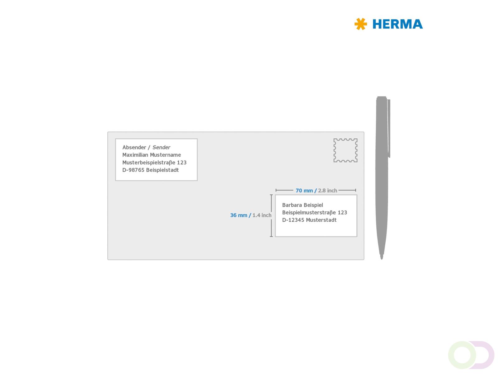 PREMIUM etiketten, A4, 70 x 36 mm, wit, permanent hechtend