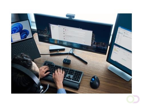 Kensington Pro Fit Ergo TB450 muis Kantoor Rechtshandig RF-draadloos Bluetooth Trackball 1600 DPI (K72194WW)