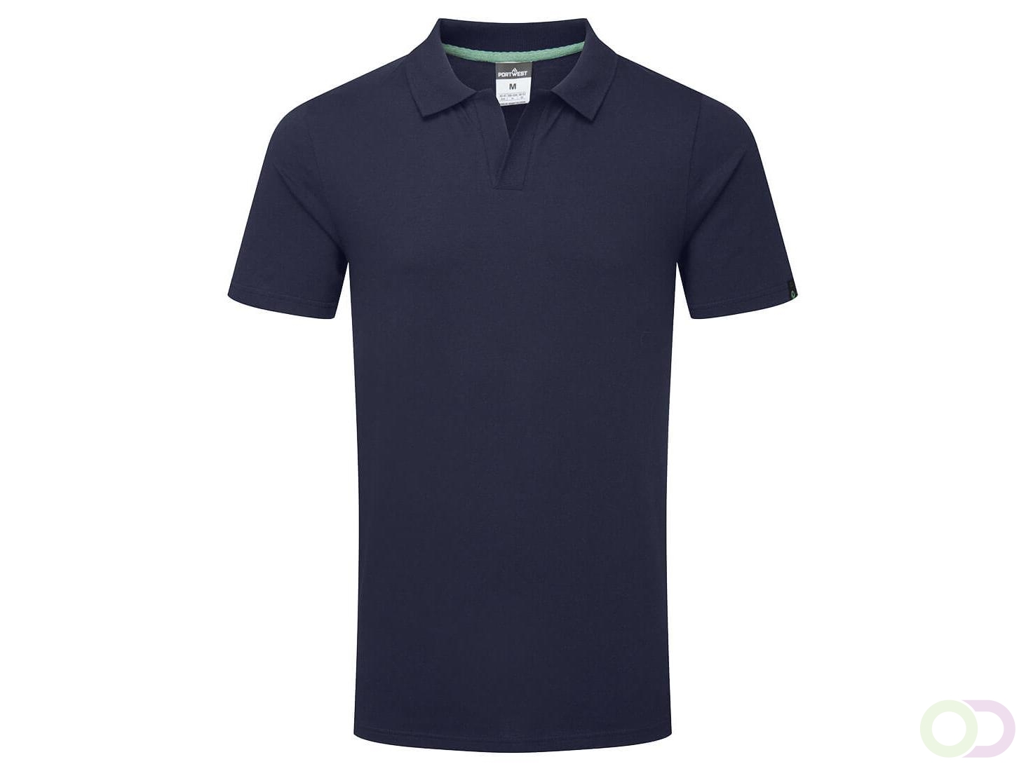 Recyclebaar Poloshirt van biologisch katoen maat XL, Navy