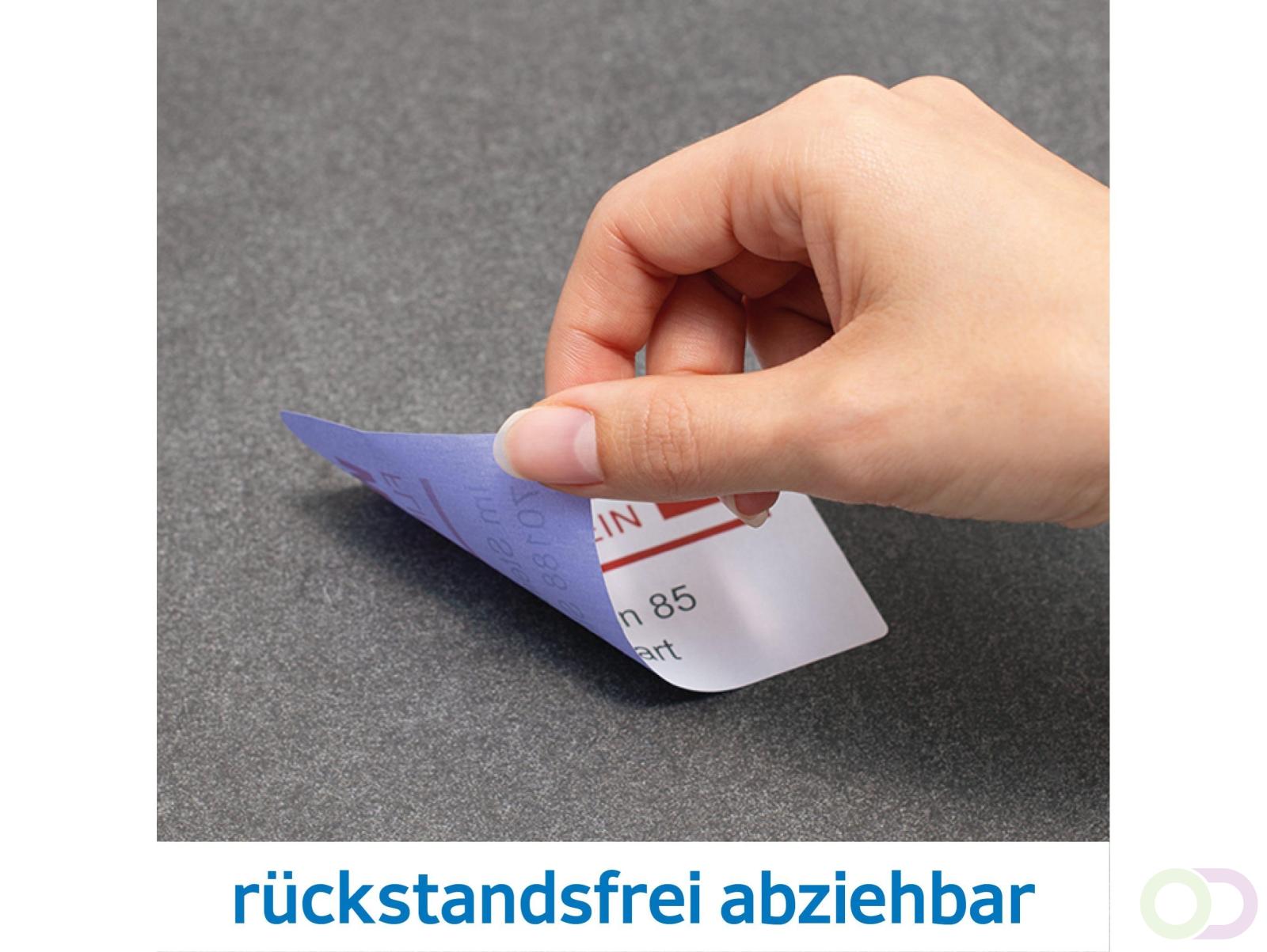 Etiket HERMA 10301 63.5x38.1mm verwijderbaar wit 2100 stuks