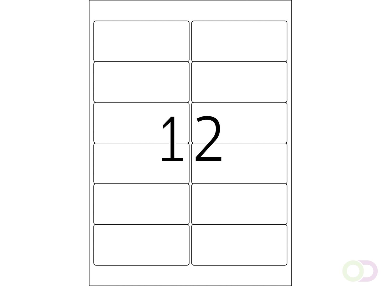 Etiket HERMA 10017 A4 99.1x42.3mm verwijderbaar wit 300 etiketten